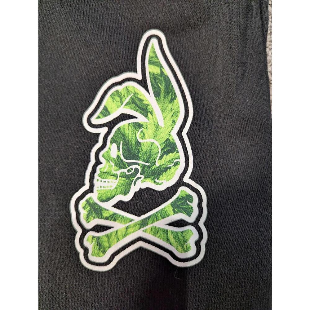 Crooks & Castles Skullbunny Hoodie & Sweatpants Set Black Green Graphic NWT L - Picture 11 of 14